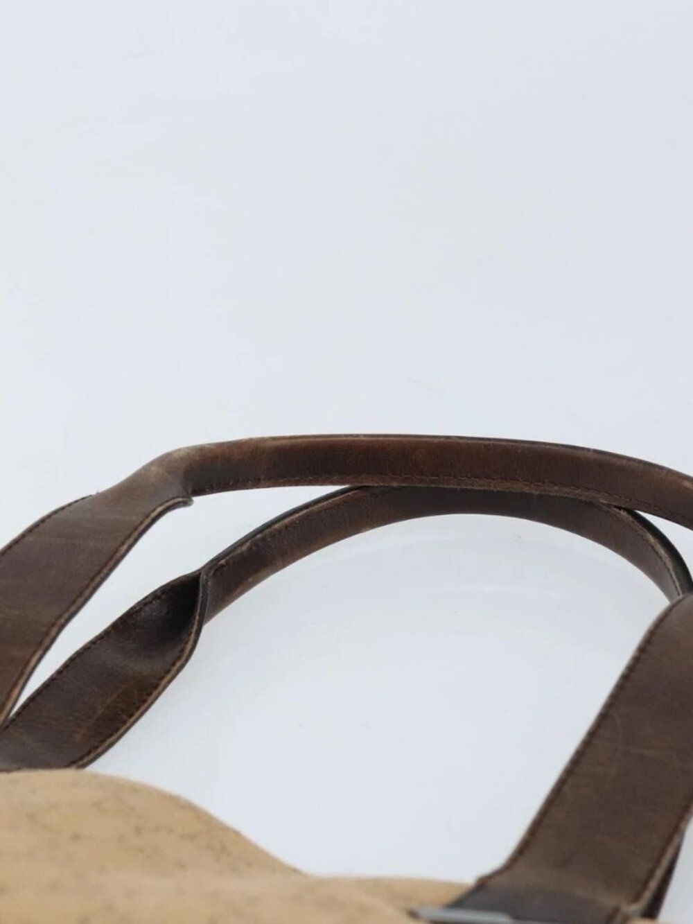 GUCCI GG Canvas Tote Bag Beige Silver 73983 Auth ka3180 - Picture 9 of 16